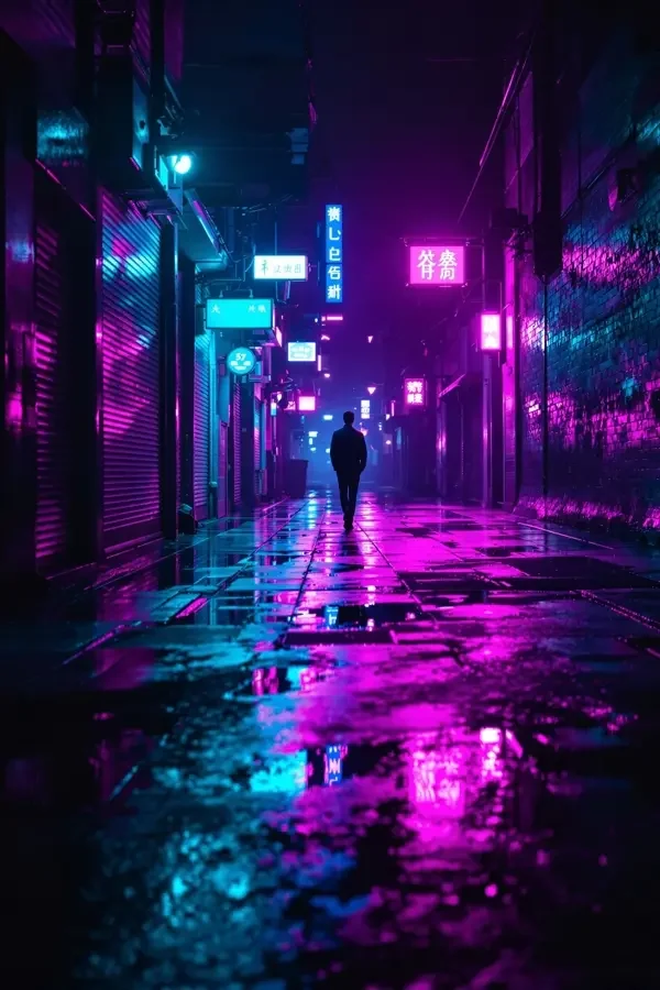 城市霓虹 - 九一视频电影海报